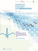 Suppl. 1 ABSTRACT 44° CONGRESSO NAZIONALE DELLA SOCIETÀ ITALIANA DI CARDIOLOGIA INTERVENTISTICA - GISE